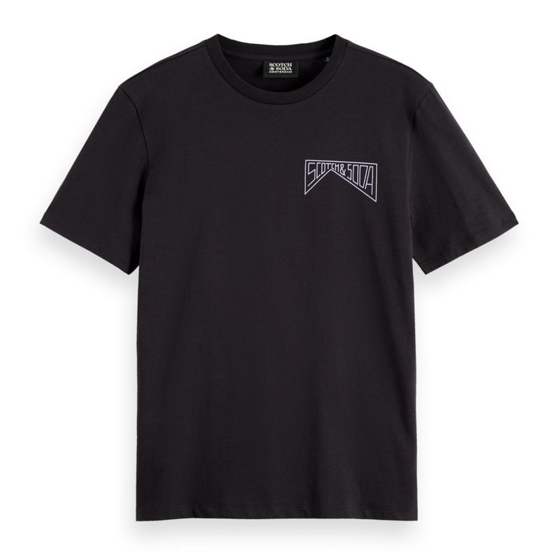 Regular Fit Left Chest Logo T-Shirt - Meteorite