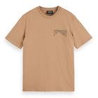 Regular Fit Left Chest Logo T-Shirt - Tannin