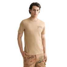 Regular Fit Left Chest Logo T-Shirt - Tannin