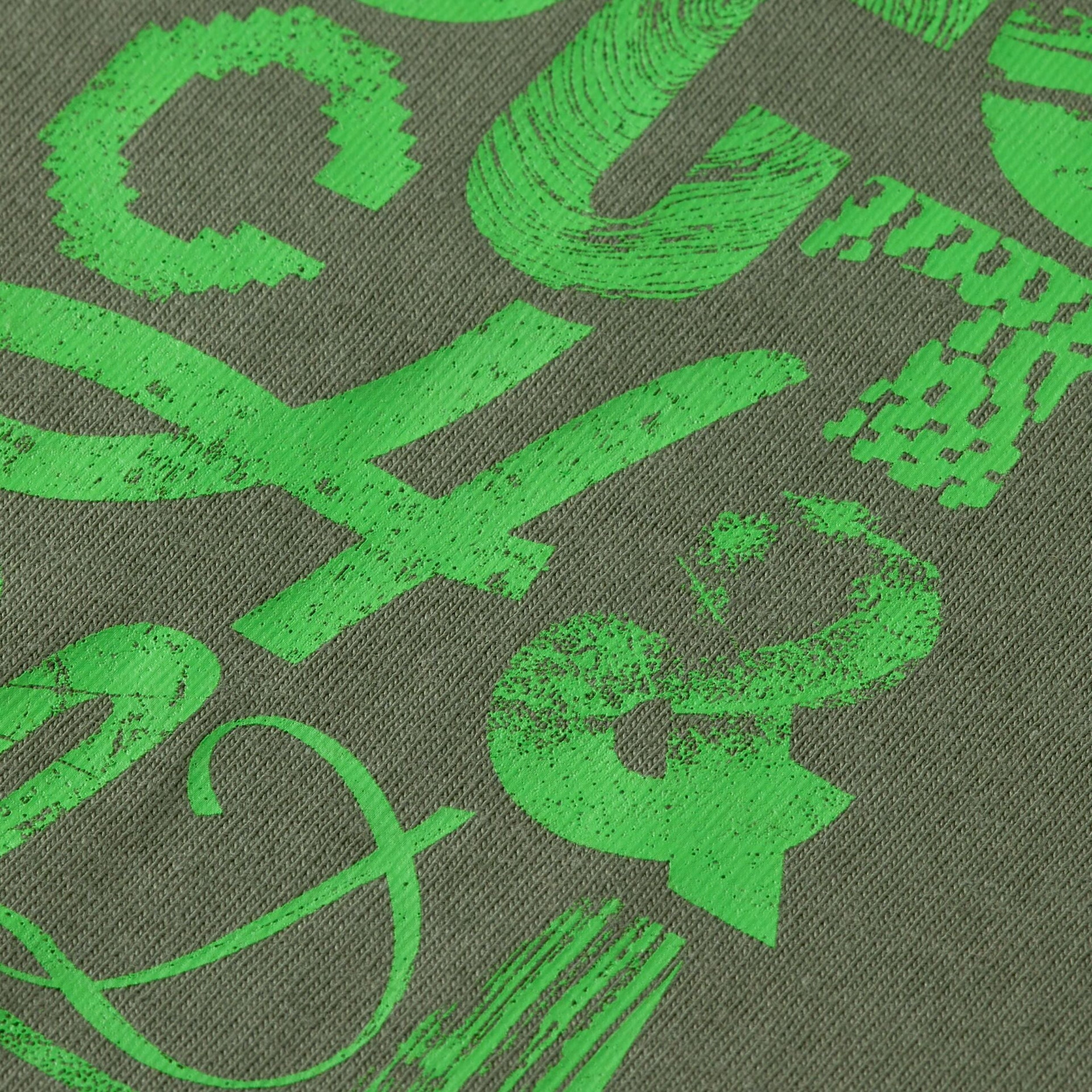 Regular Fit Left Chest Logo T-Shirt - Thyme