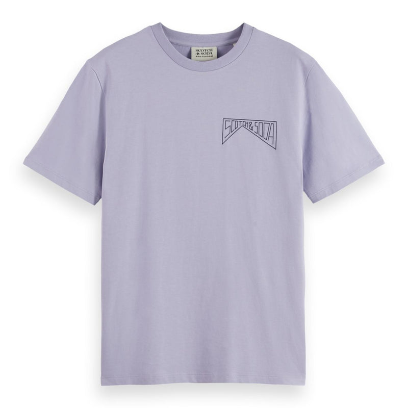 Regular Fit Left Chest Logo T-Shirt - Languid Lavender