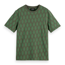 Regular Fit Micro Aop T-Shirt - Pixel Diamond Thyme