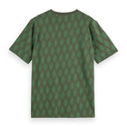 Regular Fit Micro Aop T-Shirt - Pixel Diamond Thyme