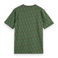 Regular Fit Micro Aop T-Shirt - Pixel Diamond Thyme