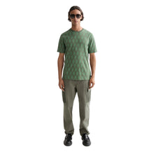 Regular Fit Micro Aop T-Shirt - Pixel Diamond Thyme