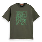 Relaxed Fit Scotch & Soda Logo T-Shirt - Thyme