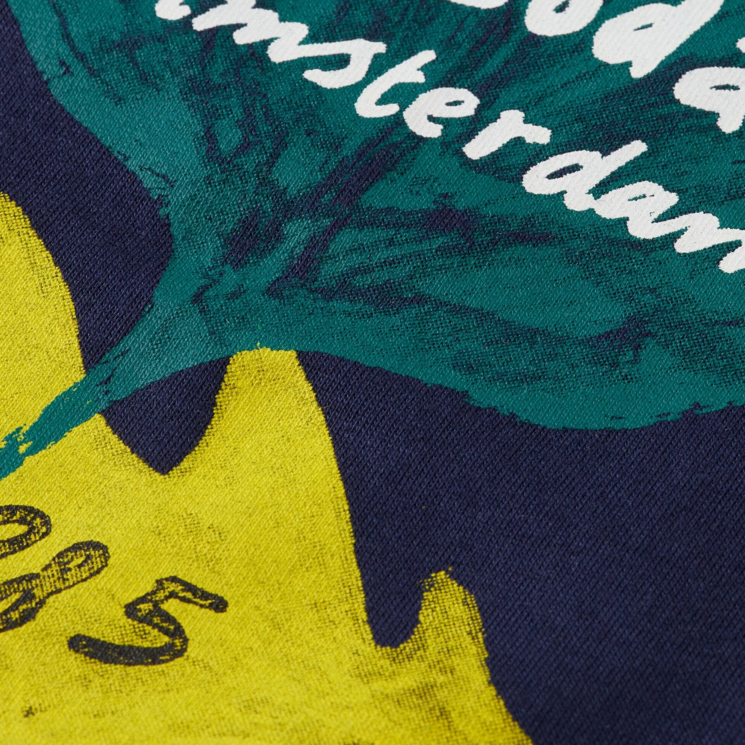 Regular Fit Front + Back Aw T-Shirt - Peacoat