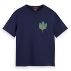 Regular Fit Front + Back Aw T-Shirt - Peacoat