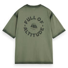 Loose Fit Garment Dye Aw T-Shirt - Thyme