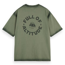 Loose Fit Garment Dye Aw T-Shirt - Thyme