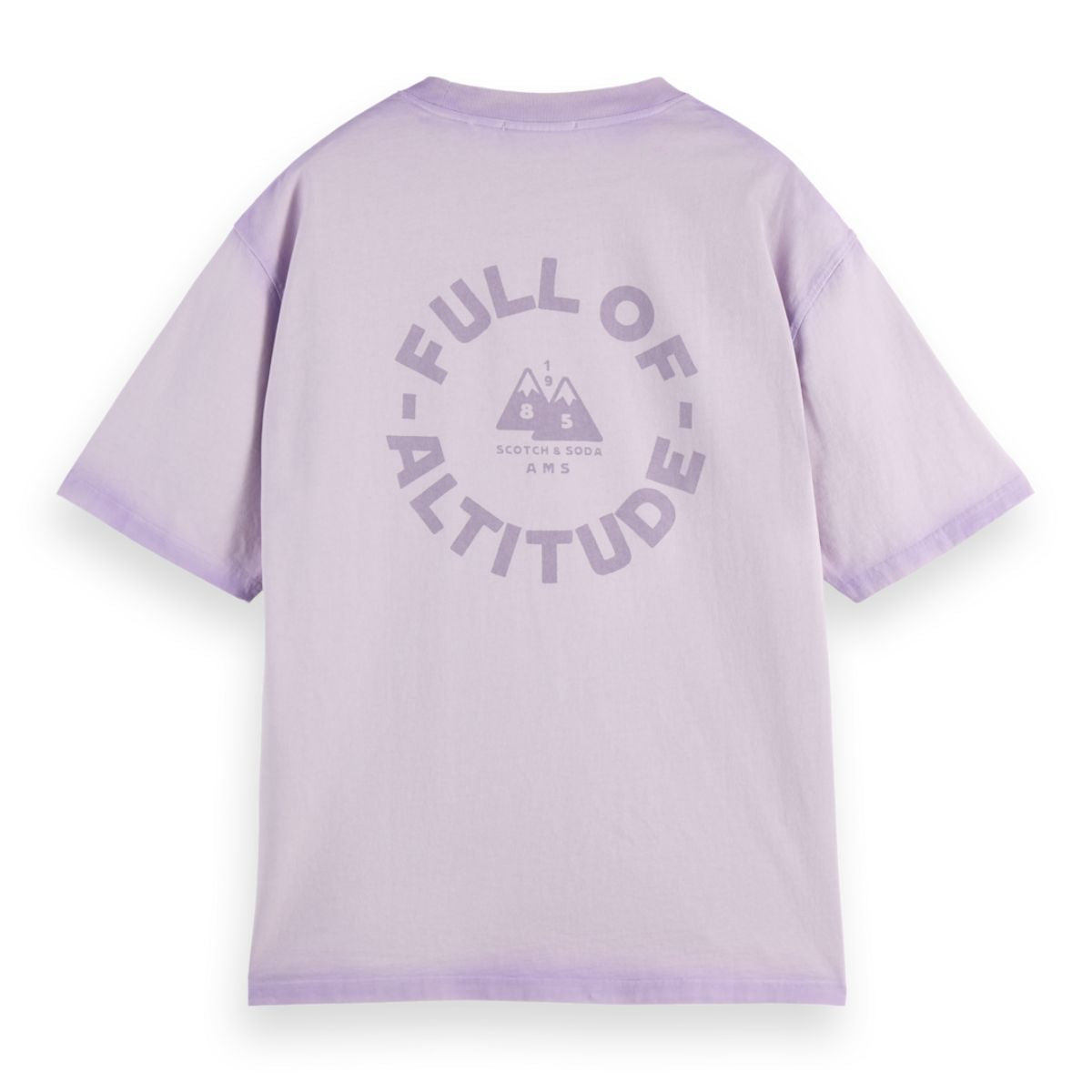 Loose Fit Garment Dye Aw T-Shirt - Languid Lavender