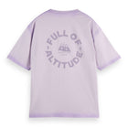Loose Fit Garment Dye Aw T-Shirt - Languid Lavender