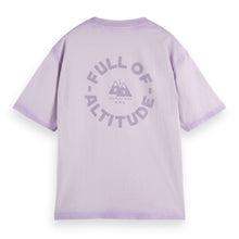 Loose Fit Garment Dye Aw T-Shirt - Languid Lavender