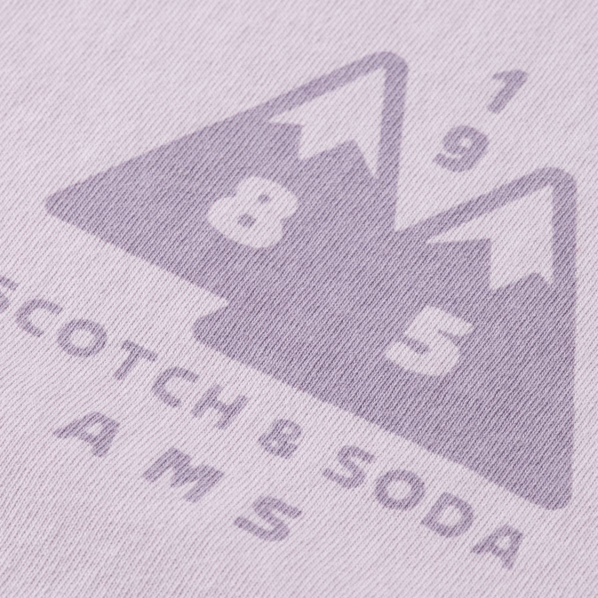 Loose Fit Garment Dye Aw T-Shirt - Languid Lavender