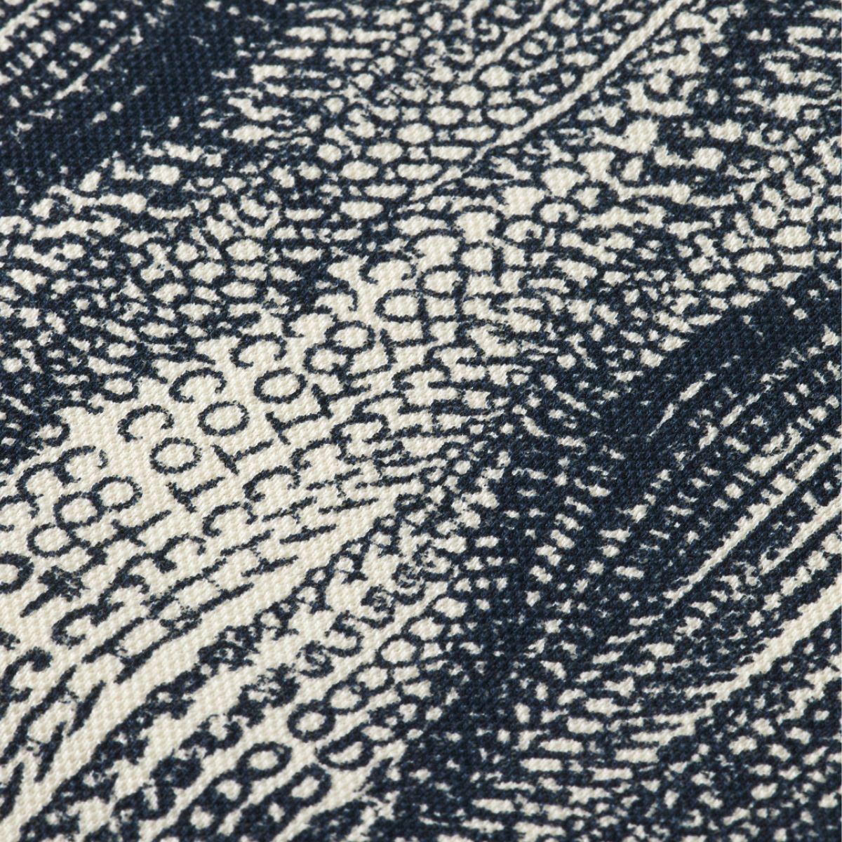 Micro Allover Print Regular Fit Polo - Batik Logo Print Navy