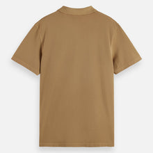 Garment-Dyed Pique Relaxed Fit Pocket Polo - Tannin