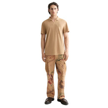 Garment-Dyed Pique Relaxed Fit Pocket Polo - Tannin