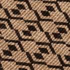 Towelling Printed Relaxed Fit Polo - Tannin