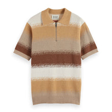 Knitted Degrade Polo - Plaza Taupe