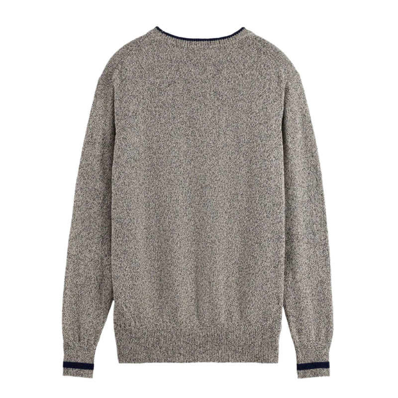 Melange Regular Fit Crew Neck - Plaza Taupe Melange
