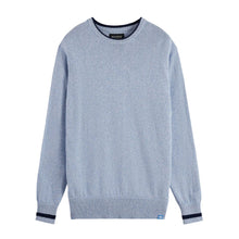 Melange Regular Fit Crew Neck - Faded Denim Melange