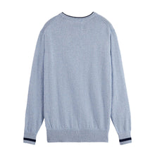 Melange Regular Fit Crew Neck - Faded Denim Melange