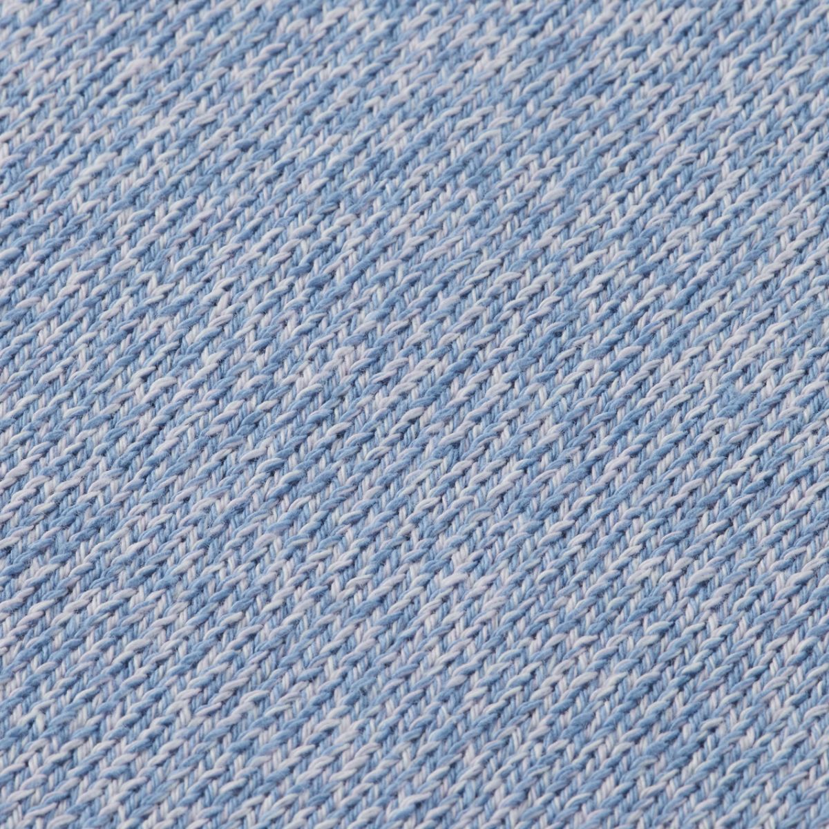 Melange Regular Fit Crew Neck - Faded Denim Melange