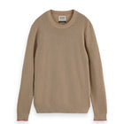 Linnen Blend Crew Neck - Plaza Taupe