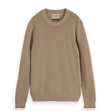Linnen Blend Crew Neck - Plaza Taupe
