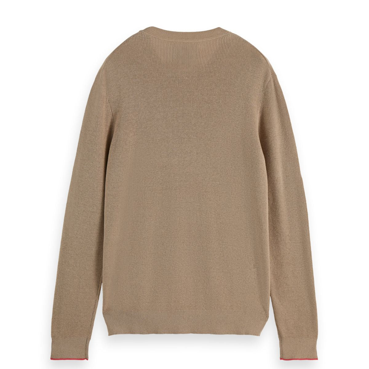 Linnen Blend Crew Neck - Plaza Taupe