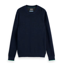 Linnen Blend Crew Neck - Sky Captain