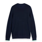 Linnen Blend Crew Neck - Sky Captain