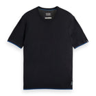 Knitted Relaxed Fit T-Shirt - Meteorite