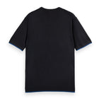 Knitted Relaxed Fit T-Shirt - Meteorite