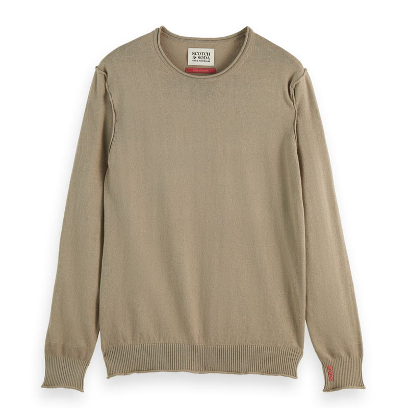 Neps Wool Blend Pullover - Plaza Taupe