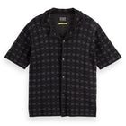 Tone On Tone Knitted Polo - Mini Diamond