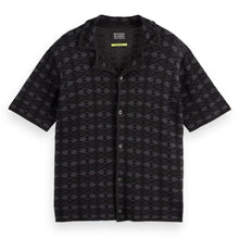 Tone On Tone Knitted Polo - Mini Diamond