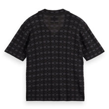 Tone On Tone Knitted Polo - Mini Diamond