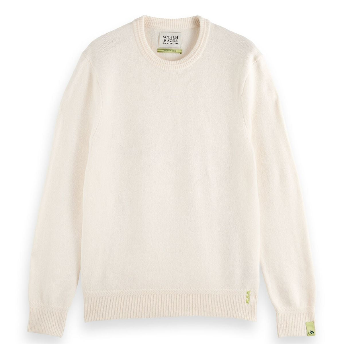 Soft Knit Regular Fit Crew Neck - Eggnog