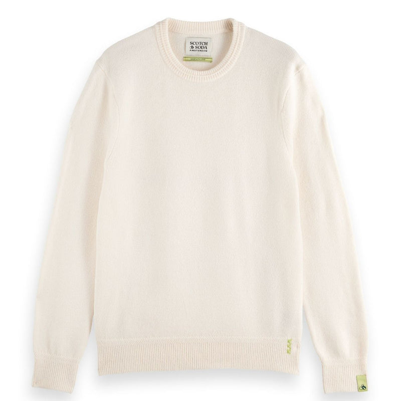 Soft Knit Regular Fit Crew Neck - Eggnog