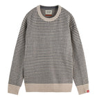 Chenille Dropped Shoulder Pullover - Grey Melange