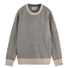 Chenille Dropped Shoulder Pullover - Grey Melange