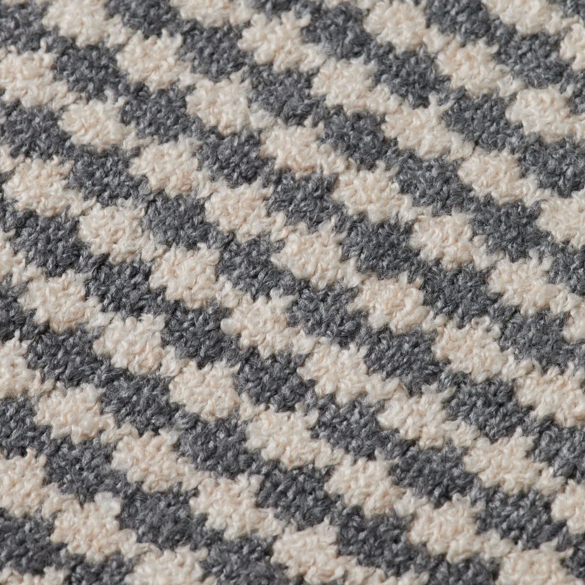 Chenille Dropped Shoulder Pullover - Grey Melange