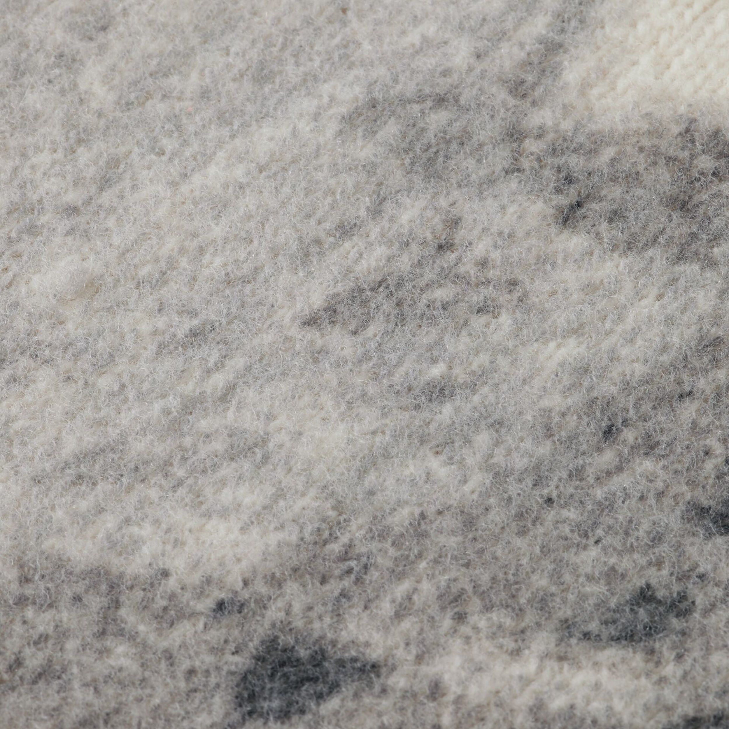 Printed Dropped Shoulder Pullover - Leaf Camo Eggnog Aop