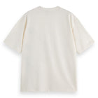 Loose Fit Applique T-Shirt - Eggnog
