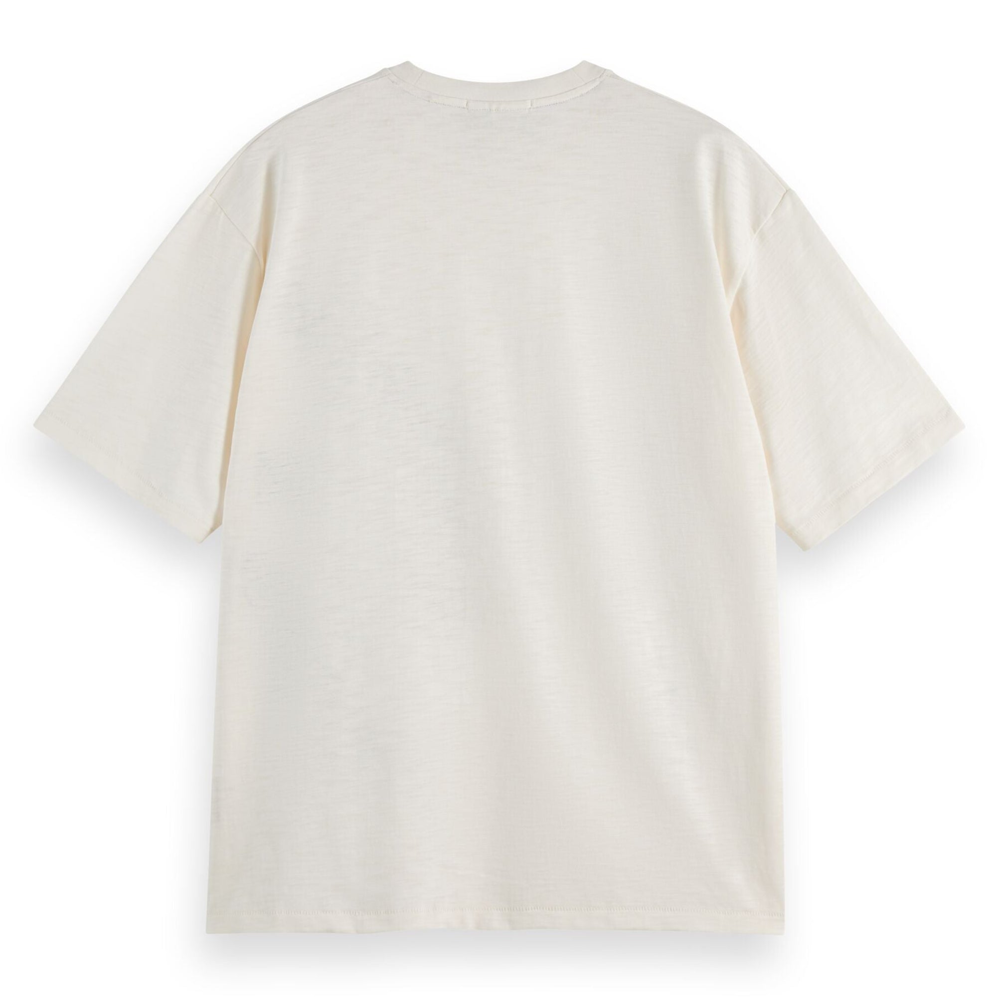 Loose Fit Applique T-Shirt - Eggnog