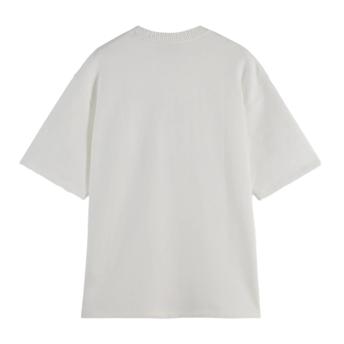 Loose Fit Label T-Shirt - Bright White