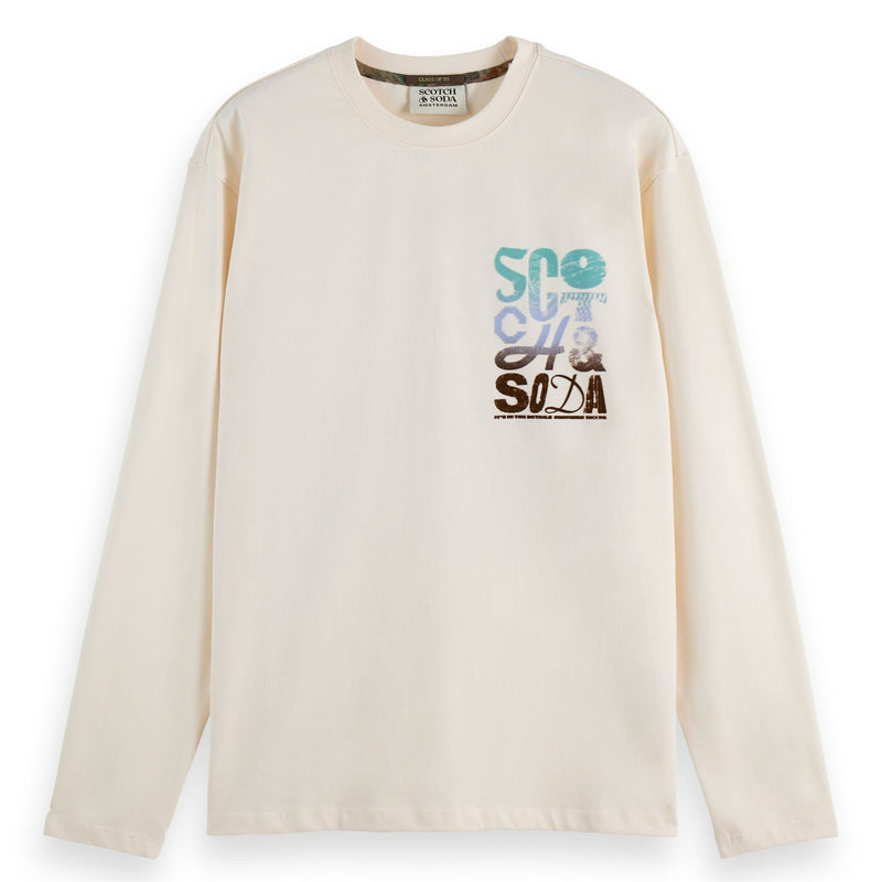 Relaxed Fit Artwork T-Shirt - Eggnog