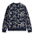 Aop Sweatshirt - Aop Ribbon Navy
