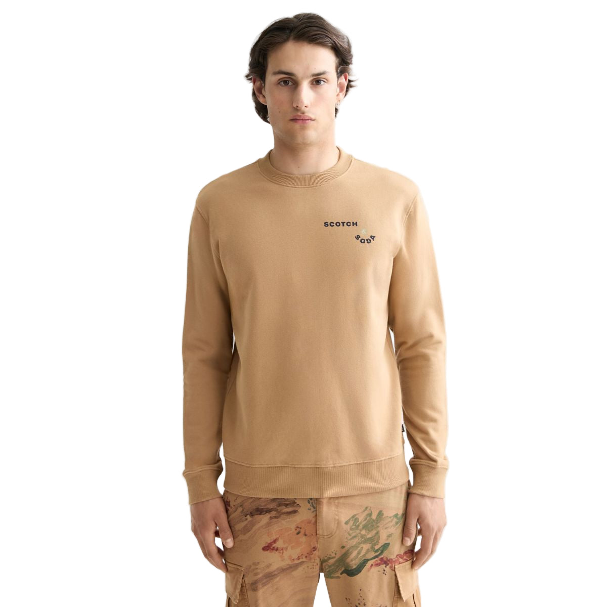 Front + Back Artwork Sweatshirt - Tannin